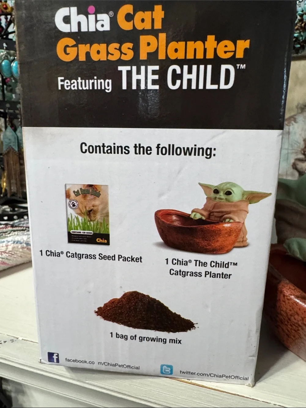 Star Wars The Child Cat Grass Planter Bowl